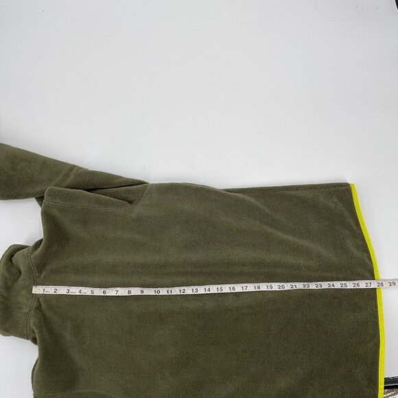 Helly Hanson Feather Pile Ivy Green Quarter Zip Fleece Pullover Mens Size Small - Picture 8 of 9
